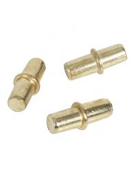 Portaestante con arandela latonado 5 x 16mm
